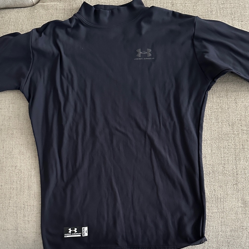 Under Armour Men's Dark Navy Tactical cold gear compression XL